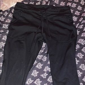 Black aerie joggers
